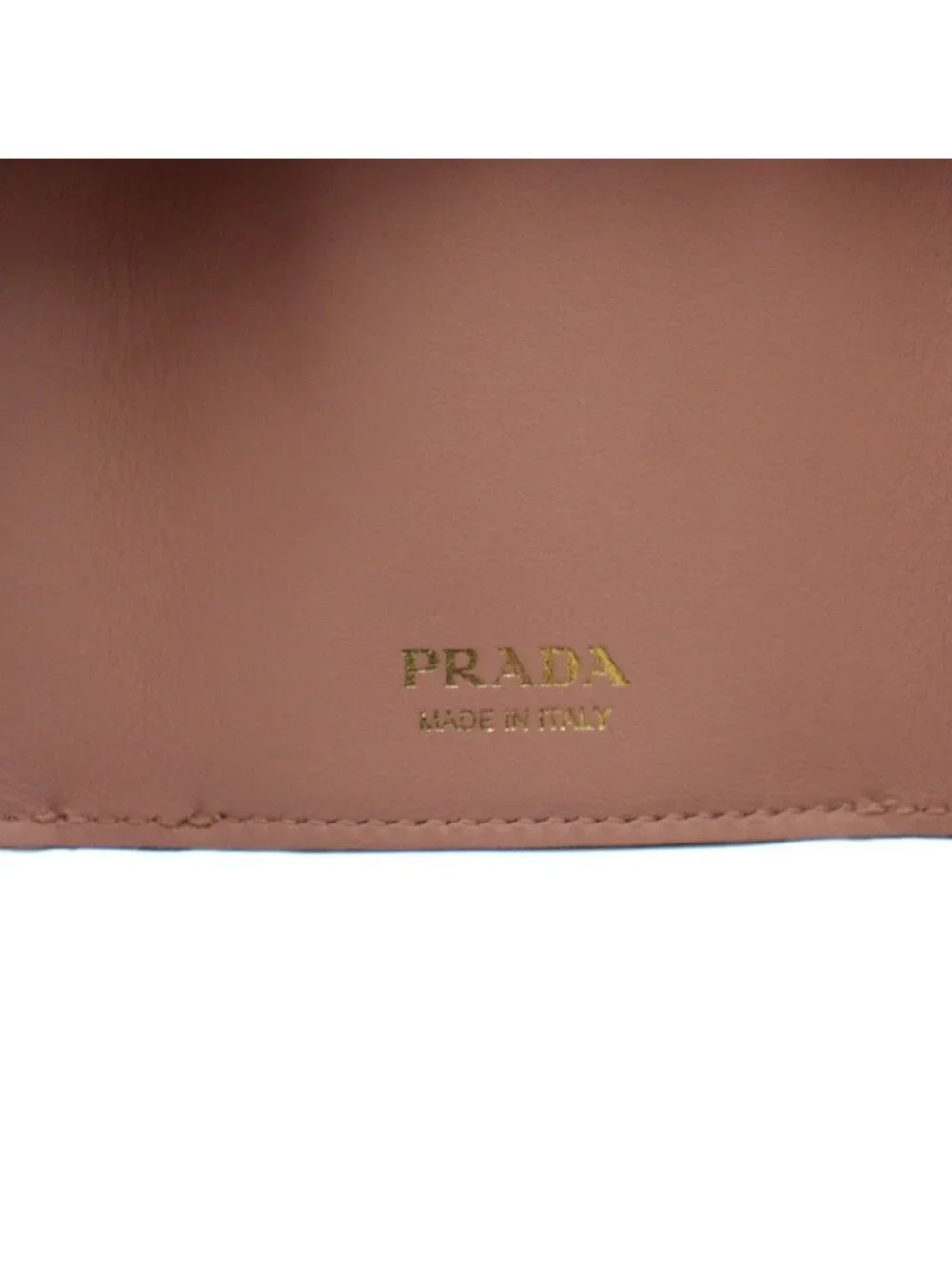 Prada name saffiano